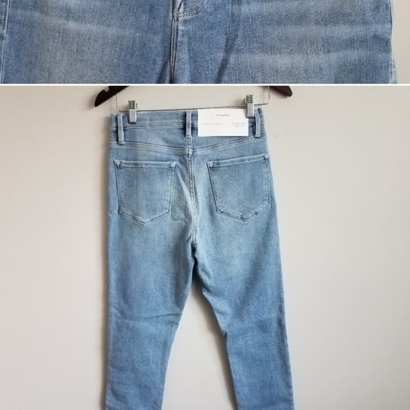 FRAME Ultra High Rise Denim Jeans Ali Cigarette Size 29 NWT - Picture 4 of 8